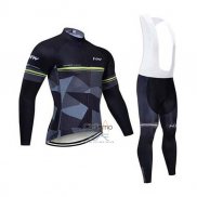 Northwave Ropa Ciclismo Culotte Largo 2020 Hombre Mangas Largas Negro Gris
