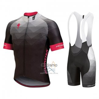 Specialized Ropa Ciclismo Culotte Corto 2018 Hombre Mangas Cortas Negro Gris Rosa