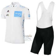 Tour DE Francia Ropa Ciclismo Culotte Corto 2017 Hombre Mangas Cortas Blanco