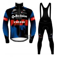 Trek Ropa Ciclismo Culotte Largo 2021 Mangas Largas Negro Rojo Azul