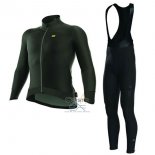 Ale Camo Ropa Ciclismo Culotte Largo 2017 Hombre Mangas Largas ALE Gorrao Nord Negro