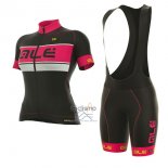 Ale Graphics Prr Bermuda Ropa Ciclismo Culotte Corto 2017 Mujer Mangas Cortas Rosa y Negro