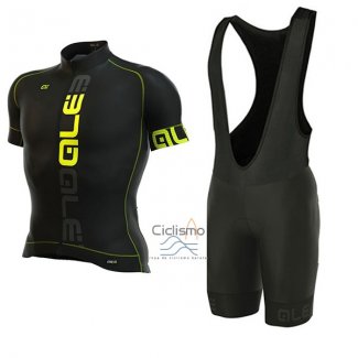 Ale Graphics Prr Nominal Ropa Ciclismo Culotte Corto 2017 Hombre Mangas Cortas AMarillo y Negro