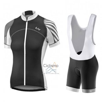 Liv Pro Ropa Ciclismo Culotte Corto 2017 Mujer Mangas Cortas Negro