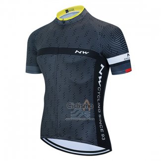 Northwave Ropa Ciclismo Culotte Corto 2020 Hombre Mangas Cortas Gris Negro Blanco