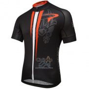 Pinarello Ropa Ciclismo Culotte Corto 2016 Hombre Mangas Cortas Negro Rojo