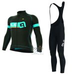 Ale Ropa Ciclismo Culotte Largo 2017 Hombre Mangas Largas ADriatico Azul Claro y Negro