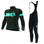 Ale Ropa Ciclismo Culotte Largo 2017 Hombre Mangas Largas ADriatico Azul Claro y Negro