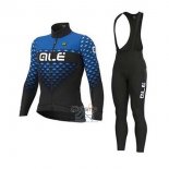 Ale Ropa Ciclismo Culotte Largo 2020 Hombre Mangas Largas Azul Negro