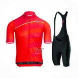 Castelli Ropa Ciclismo Culotte Corto 2021 Hombre Mangas Cortas Brillante Rosa Rojo