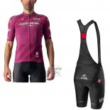 Giro d'Italia Ropa Ciclismo Culotte Corto 2021 Hombre Mangas Cortas Fucsia