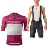 Giro d'Italia Ropa Ciclismo Culotte Corto 2023 Hombre Mangas Cortas Violeta