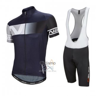 Nalini Ropa Ciclismo Culotte Corto 2016 Men Mangas Cortas APagado Azul