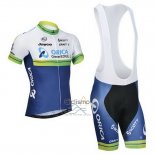 Orica Verdeedge Ropa Ciclismo Culotte Corto 2014 Mangas Cortas Blanco y Azul