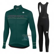 Sportful Ropa Ciclismo Culotte Largo 2020 Mujer Mangas Largas Verde