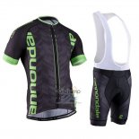 Cannondale Ropa Ciclismo Culotte Corto 2016 Hombre Mangas Cortas Verde y Negro