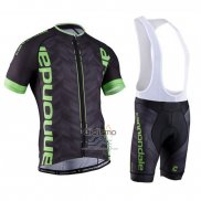 Cannondale Ropa Ciclismo Culotte Corto 2016 Hombre Mangas Cortas Verde y Negro
