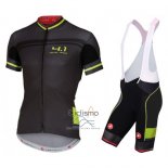 Castelli Ropa Ciclismo Culotte Corto 2016 Hombre Mangas Cortas Negro y Verde