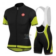 Castelli Ropa Ciclismo Culotte Corto 2020 Hombre Mangas Cortas Negro Verde Rojo