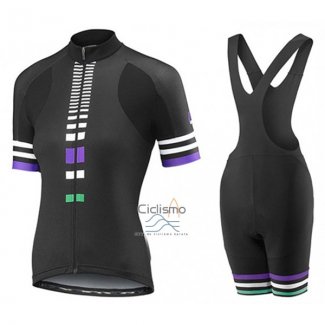 Liv Zebra Ropa Ciclismo Culotte Corto 2017 Mujer Mangas Cortas Negro