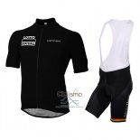 Lotto Soudal Ropa Ciclismo Culotte Corto 2016 Mangas Cortas Negro