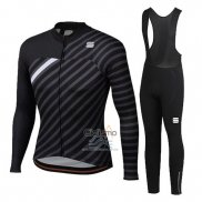 Sportful Ropa Ciclismo Culotte Largo 2020 Mujer Mangas Largas Negro Blanco