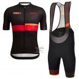 Vuelta Espana Ropa Ciclismo Culotte Corto 2022 Hombre Mangas Cortas Negro Rojo