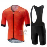 Castelli Free Speed Race Ropa Ciclismo Culotte Corto 2019 Hombre Mangas Cortas Naranja