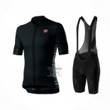 Castelli Ropa Ciclismo Culotte Corto 2021 Hombre Mangas Cortas Profundo Negro