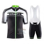 Craft Ropa Ciclismo Culotte Corto 2016 Hombre Mangas Cortas Verde y Negro