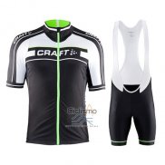 Craft Ropa Ciclismo Culotte Corto 2016 Hombre Mangas Cortas Verde y Negro