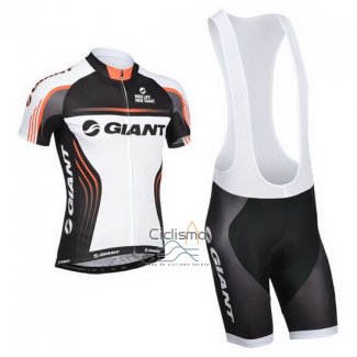 Giant Ropa Ciclismo Culotte Corto 2014 Hombre Mangas Cortas Blanco y Negro
