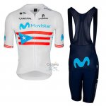 Movistar Ropa Ciclismo Culotte Corto 2023 Hombre Mangas Cortas Verde