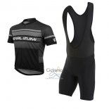 Pearl Izumi Ropa Ciclismo Culotte Corto 2017 Hombre Mangas Cortas Gris y Negro