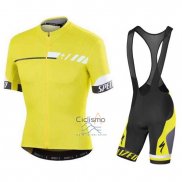 Specialized Ropa Ciclismo Culotte Corto 2015 Hombre Mangas Cortas Brillante AMarillo