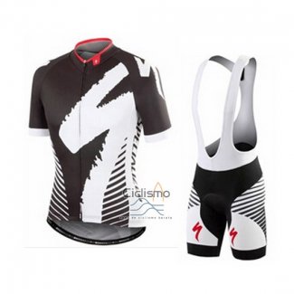 Specialized Ropa Ciclismo Culotte Corto 2016 Hombre Mangas Cortas Negro y Gris