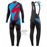 Specialized Ropa Ciclismo Culotte Largo 2016 Hombre Mangas Largas Negro y Azul