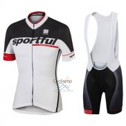 Sportful Sc Ropa Ciclismo Culotte Corto 2017 Hombre Mangas Cortas Blanco