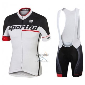 Sportful Sc Ropa Ciclismo Culotte Corto 2017 Hombre Mangas Cortas Blanco