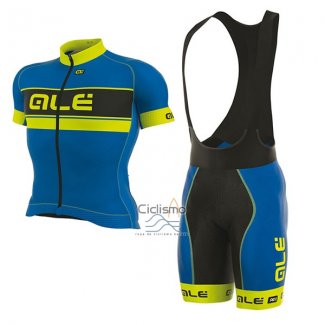 Ale Graphics Prr Bermuda Ropa Ciclismo Culotte Corto 2017 Hombre Mangas Cortas AMarillo y Azul