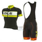 Ale Graphics Prr Bermuda Ropa Ciclismo Culotte Corto 2017 Hombre Mangas Cortas Negro y AMarillo