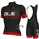 Ale Ropa Ciclismo Culotte Corto 2018 Hombre Mangas Cortas Negro y Rojo