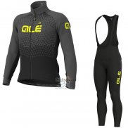 Ale Ropa Ciclismo Culotte Largo 2020 Hombre Mangas Largas AMarillo Negro(1)