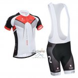 Nalini Ropa Ciclismo Culotte Corto 2014 Men Mangas Cortas Rojo y Blanco