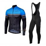 Nalini Ropa Ciclismo Culotte Largo 2020 Men Mangas Largas Azul Negro