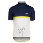 Rapha Ropa Ciclismo Culotte Corto 2016 Hombre Mangas Cortas Azul y Blanco