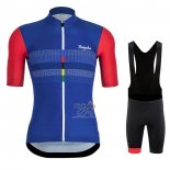 Rapha Ropa Ciclismo Culotte Corto 2020 Hombre Mangas Cortas Rojo Azul