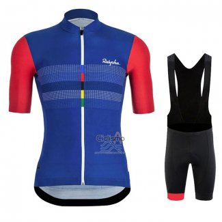 Rapha Ropa Ciclismo Culotte Corto 2020 Hombre Mangas Cortas Rojo Azul