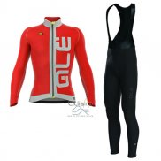 Ale Graphics Prr Arcobaleno Ropa Ciclismo Culotte Largo 2017 Hombre Mangas Largas Rojo