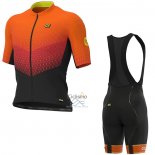 Ale Ropa Ciclismo Culotte Corto 2021 Hombre Mangas Cortas Naranja